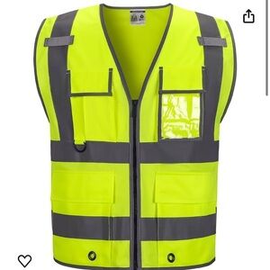 6 Pockets Reflective Safety Vest for men＆women